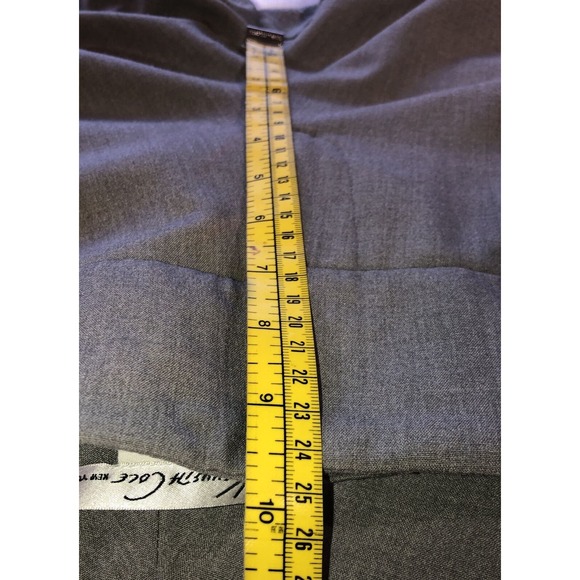 Kenneth Cole Pants Trouser Work Career Gray Straight Leg Womens Size 6 Average - Picture 11 of 13